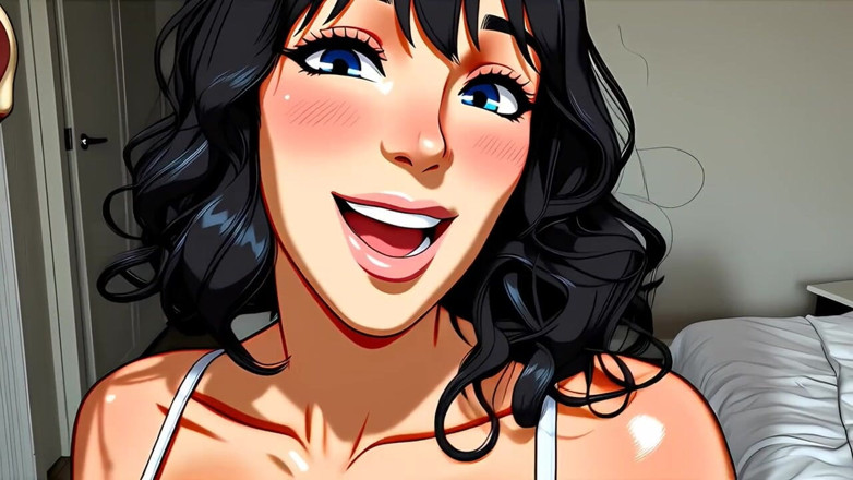 AI Princess: Ai erzeugte asiatin mit dicken möpsen, bekommt ficken und ins...