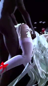 Two BBC Fuck Bigboobs Chick - 3D Animation 244