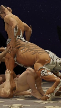 Kombat penuh nafsu 3 - seks threesome bareng motaro