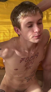 Guys Fuck Tight Twink Asshole Hard, Guy with Big Dick Cums on Anal