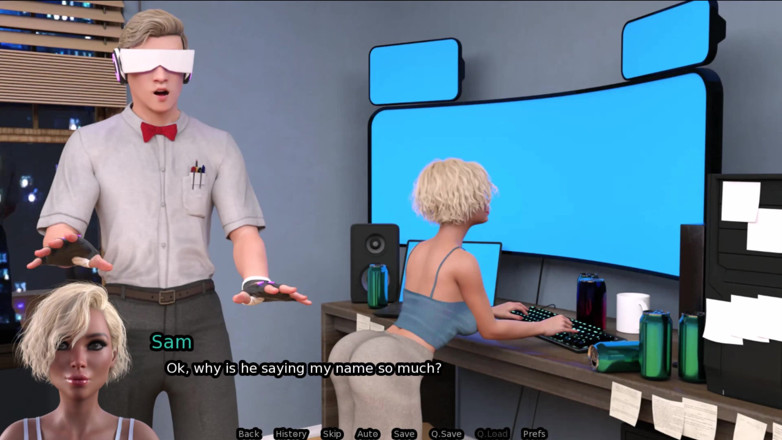 Johannes Gaming: Секс-бот - я трахнул Сэма в VR.