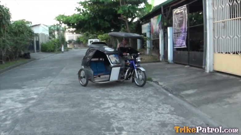 Trike Patrol - Tuk Tuk Patrol: Femme fatale philippine blonde