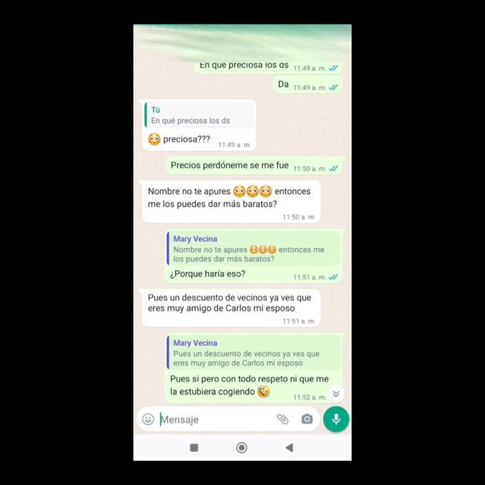 Mexicasero: Doa mary zieht sich aus, wenn ihr ehemann geht