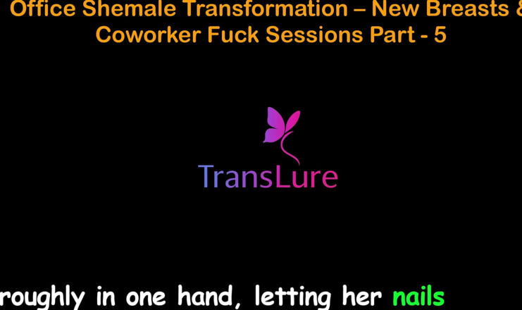 TransLure: English Audio Sex Story - Office Shemale Transformation - New Breasts &amp; Coworker...