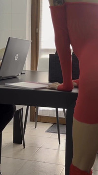 Secretary Masturbates at Work but Is Seen by Her Boss
