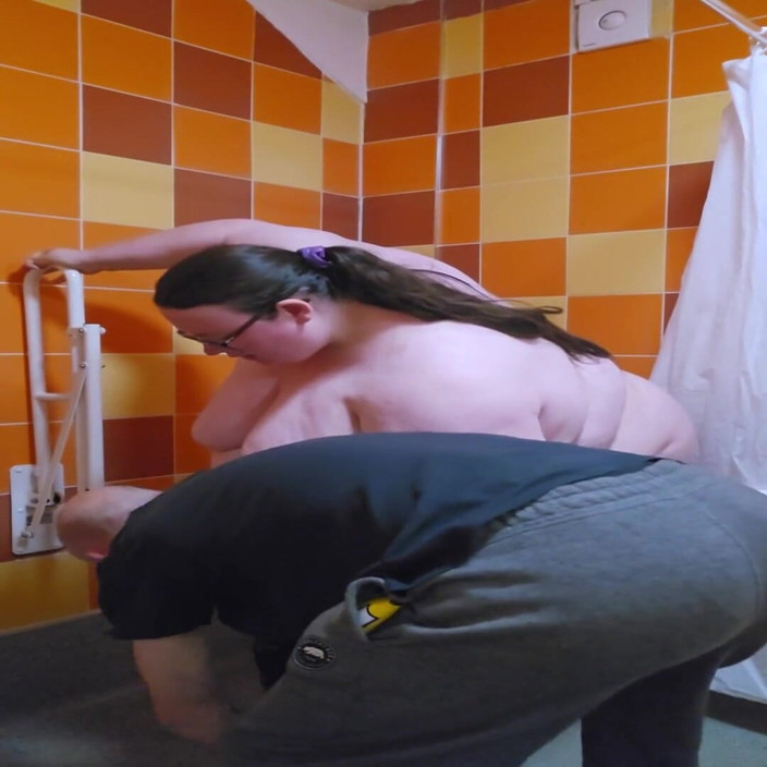 SSBBWLadyBrads: Примерка купальника
