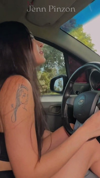 Hard Anal of Colombian Big Ass Jenn Pinzon with Stranger Carrying in the Car