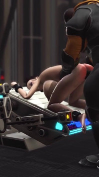 Foda extrema. uma morena super sexy em algemas é fodida por bbc no laboratório de ficção científica