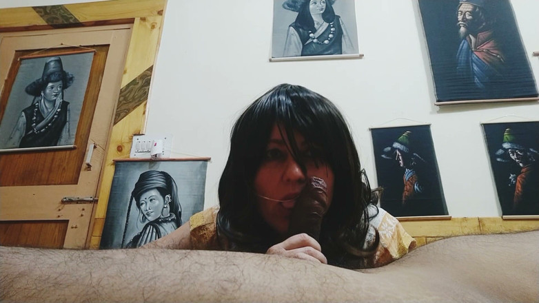 Bolly Karma: Hot Girl jumps on the bed with a guy