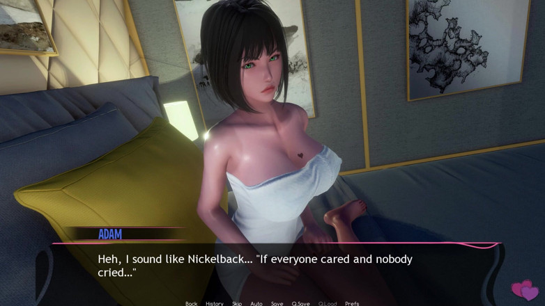 3D Cartoon Porn: Murmullo 14: Adam y la maestra Helen aman tetas en hotel -...