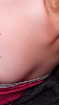 Drobné kozy kotě saje a honí si
