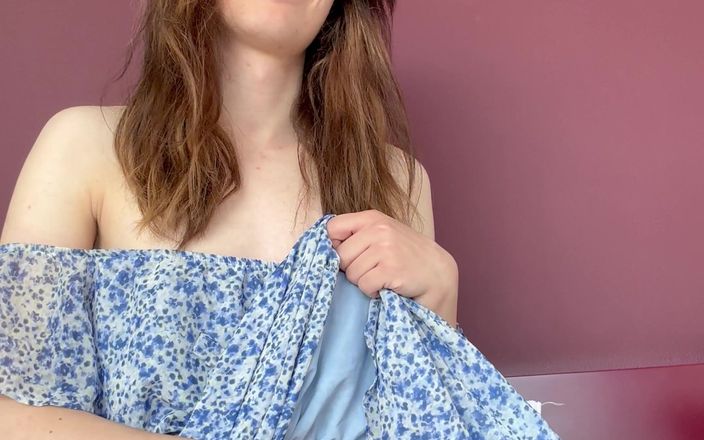 Pastelle Trash: Hotel trans solo divertido en un vestido de verano