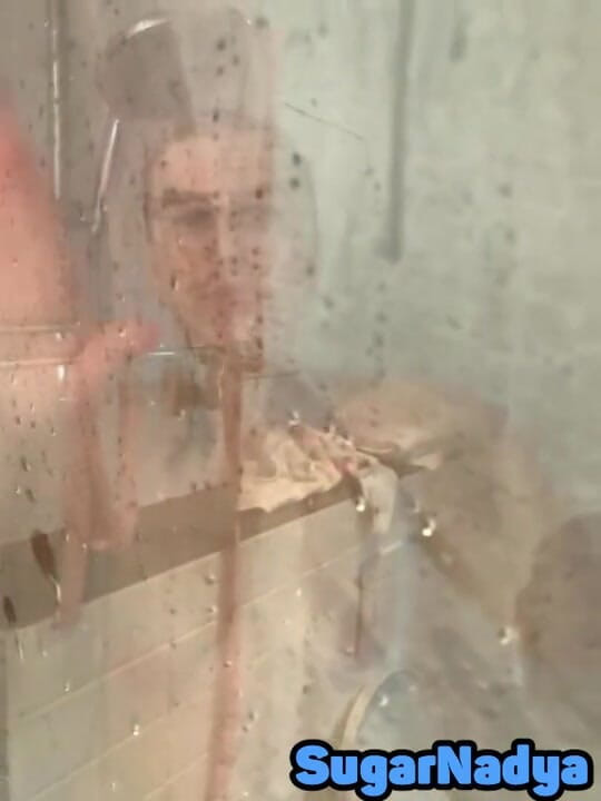 SugarNadya: Russian beauty SugarNadya saw in the shower and then we...