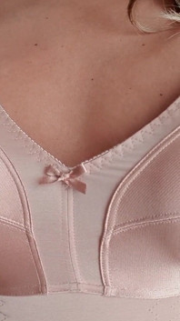 Nude Nylon Vintage Body Bra