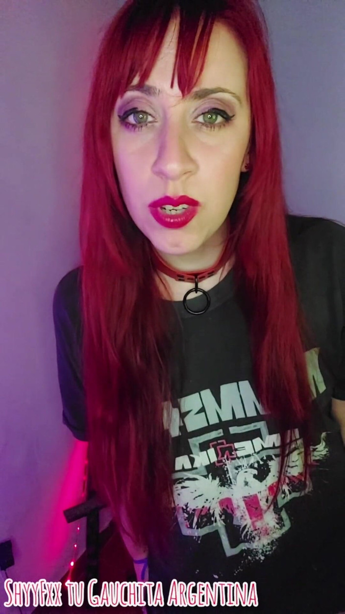 Tu Gauchita Argentina: Shyfxx Crazy Night con una rossa molto gauchita di metallo!...