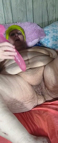 Not One Not Two but Three Dildos Will Do When This Fatty Needs to Fuck Her Katty