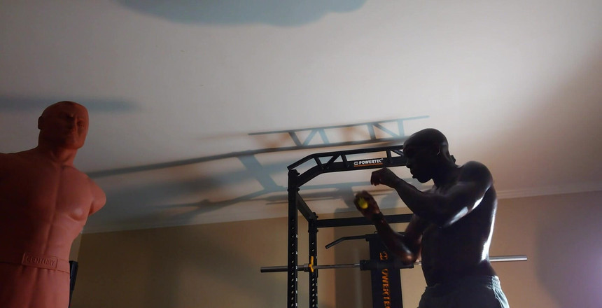 Hallelujah Johnson: Boxing drills