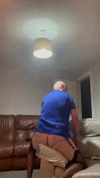 My Blue Football Shirt with Stocking on
