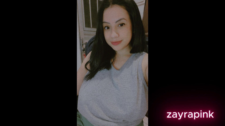 Zayra Pink: Brunda besar Brasil menunggang menunjukkan pantatnya