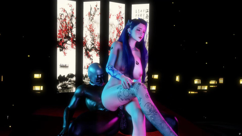 Why fuck so hard: Stripteuză matură 3D cu țâțe uriașe a fost futută atât de tare