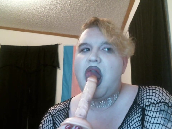 Roxxie rae page: Improviserad kuk sugande övning