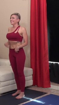 Lesbian Yoga Lesson with Skinny Tall MILF Sofie Marie & Kaylynn Keys