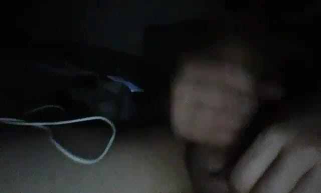 LilTaste: Buttnaked Masturbating at Night in Bed Solo &amp; Assfingering; No Audio/no...