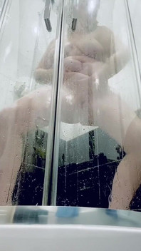 Tomando una ducha