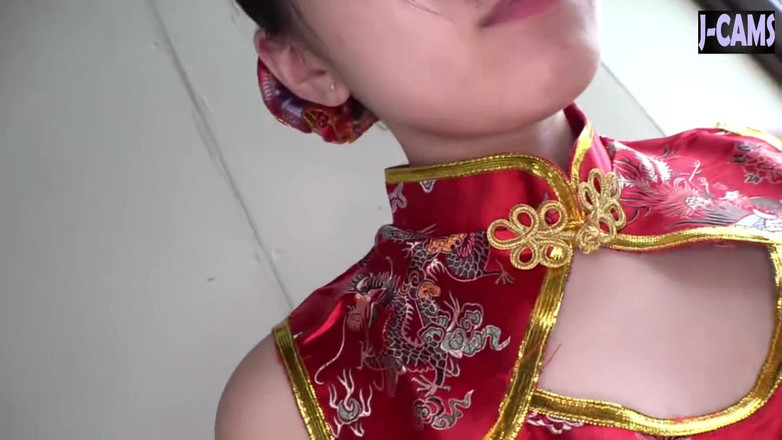 J-Cams: Cosplay Rande. Plachá dívka na odvážné venkovní procházce, část 3