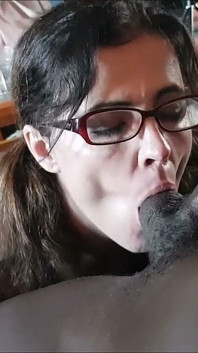 POV Interracial Blowjob