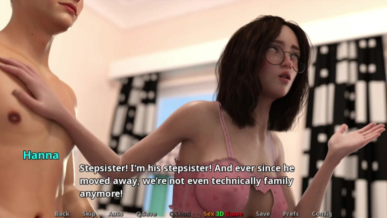 Q Boy: Family Crush - ファンクラブ向け追加コンテンツ - 義理の兄弟に犯された2人のホットな義理の妹