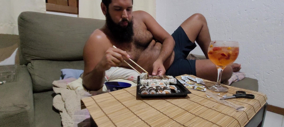 Luksmen1: Défi sushi de 100 morceaux : complètement maxed et gonflé