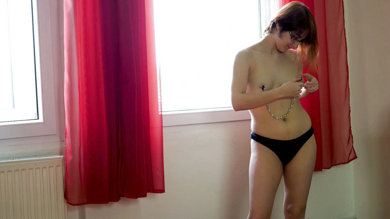 Peaches and Bananas: Selfie avec une boule de bâillon