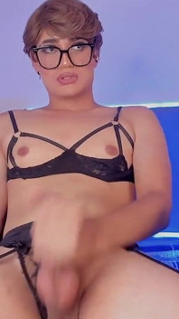 Sexy Sissy Femboy Ken Lame Dildo and Rides Like Addict