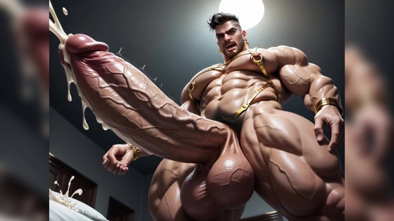 AI Blk: Huge Dick Hunk Fuck