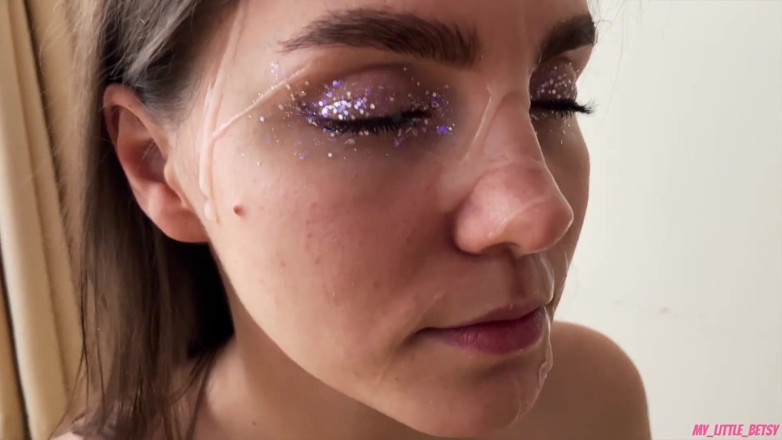My Little Betsy: Please Cum on My Face! 15 Minutes Facial Compilation Vol. 2 - My...