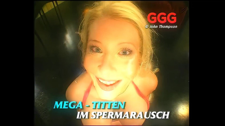 GGG John Thompson OLD STYLE: Blonde Bombe Nimmt Einen Halsfick Und Wird Wild Geritten