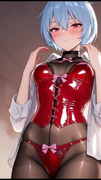 Ai anime-meisje Rei Ayanami hete sexy outfits tonen compilatie