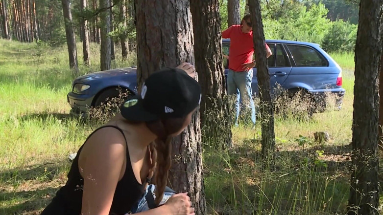 MMV Films: Holly Hunter and George having sex outside