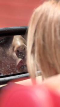 Car Wash by Poolside with Busty Blonde Slut Monika Fox!