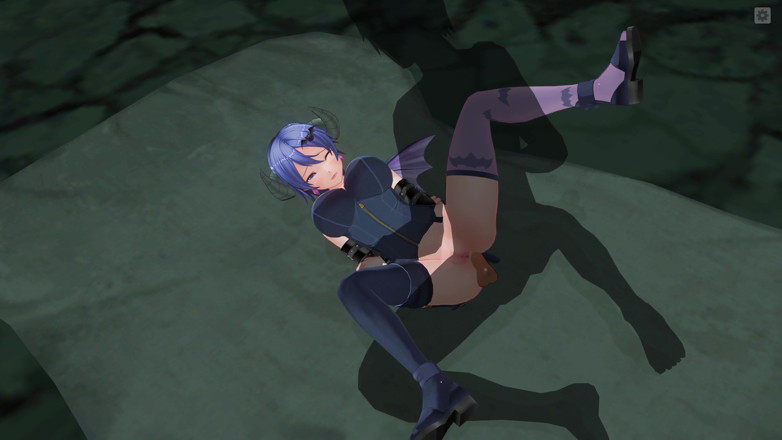H3DC: Hentai 3D. Succubus bertetek besar bergoyang semasa dikongkek