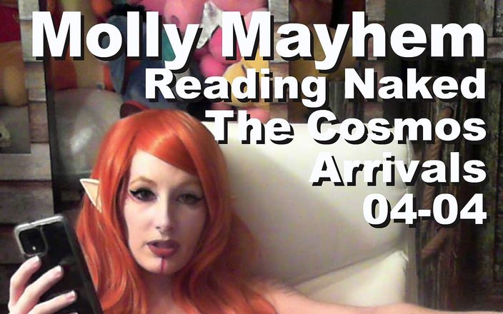 Cosmos naked readers: Mollie Mayhem läser naken The Cosmos Ankomster cayenne11101044-001