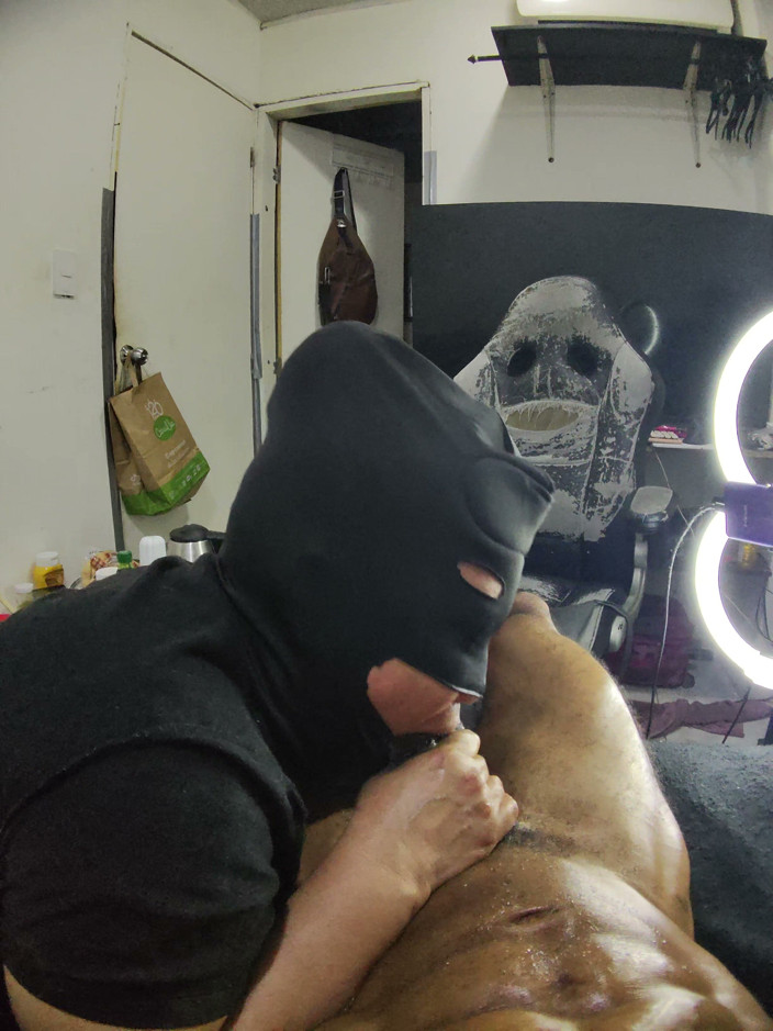 Cum-lobian dickdrainers: Keel kampioen zwart masker 3