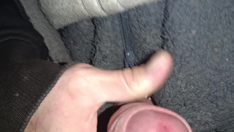 Rockardglans: Noční venkovní Onesie Wank, Zblízka Edging a Cumming - Rockard Daddy