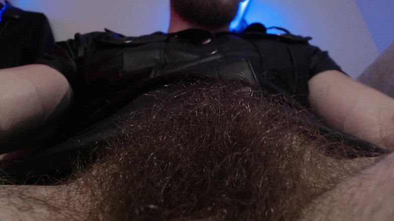 Hunky time: Worship of Pubis and Cock with Balls