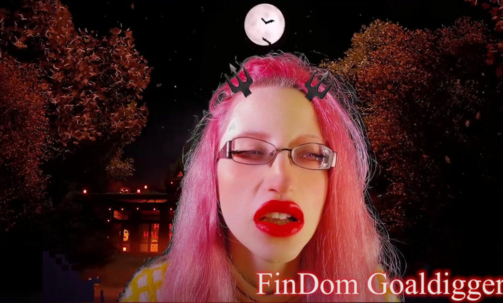 FinDom Goaldigger: Halloween decoration transformation