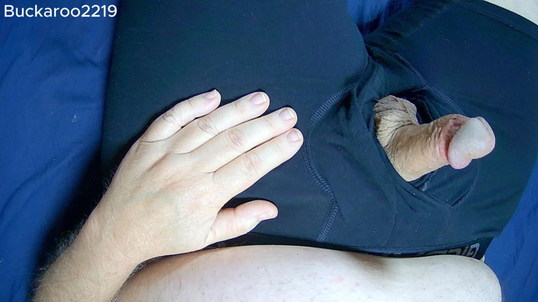 Buckaroo2219: Another View of My Jerking My Smooth Cock