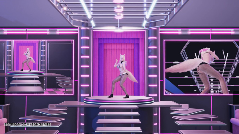 3D-Hentai Games: [MMD] AoA - shorthair Ahri, liga de striptease caliente de leyendas...