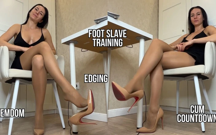 Princess Monica: Foot Slave Training: Ignoring &amp; High Heels Worship