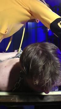 Rikki Very Nice Struggling and Chain Bondage Predicament